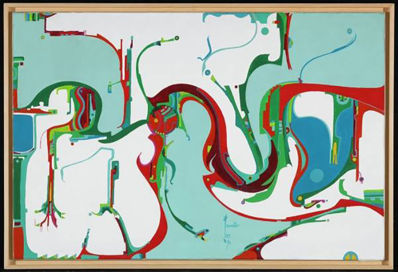 Alex Janvier’s Coming of the Opposite