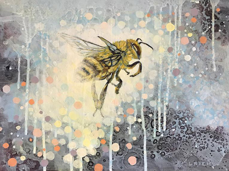 Lisa Riehl’s Tricky Little Bee painting