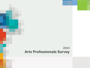 Arts Professionals Survey 2014 Cover