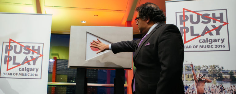 Mayor Naheed Nenshi launches Calgary's Year Of Music