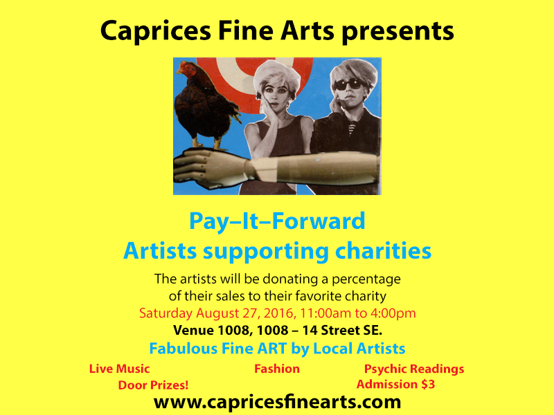 Caprices Fine Arts Gallery pay it forward