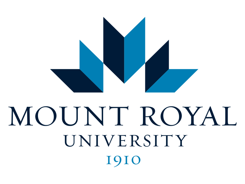 Mount Royal University logo | Established 1910