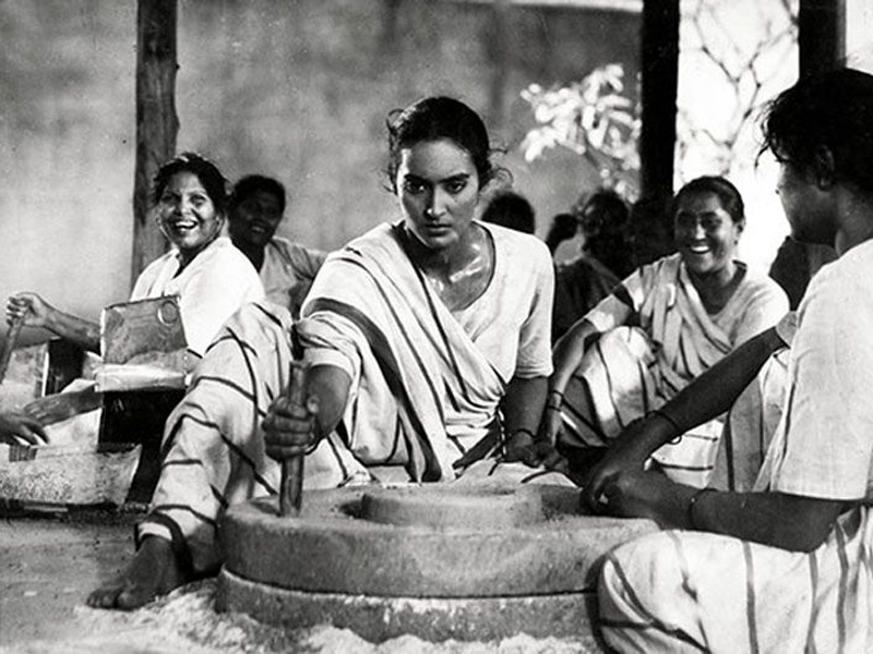 A film still from Bimal Roy's Bandini