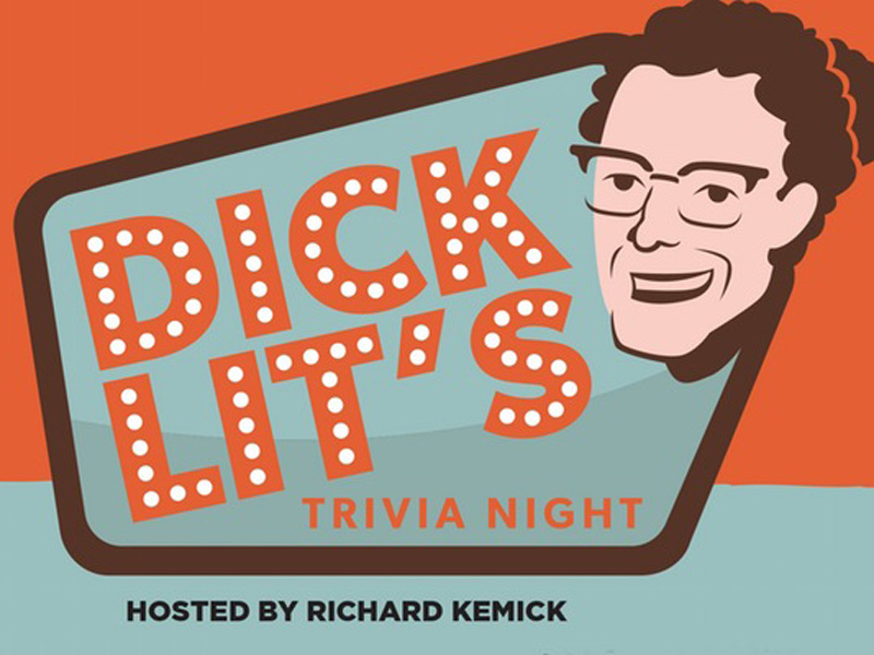 Poster for Dick Lit's Trivia Night