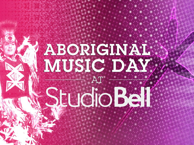 Poster for Aboriginal Music Day at Studio Bell