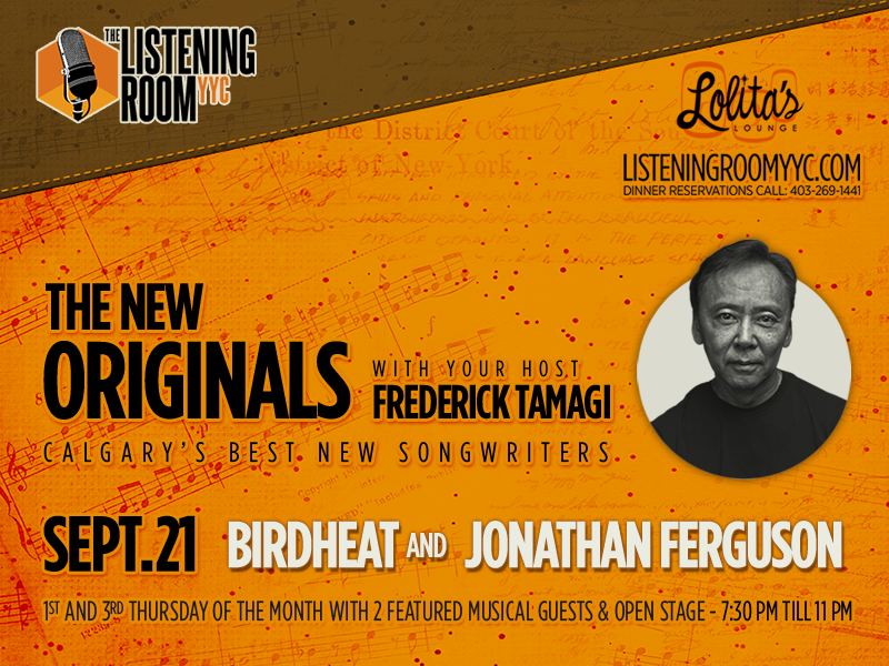 The Listening Room YYC Presents The New Originals | Birdheat and Jonathan Ferguson
