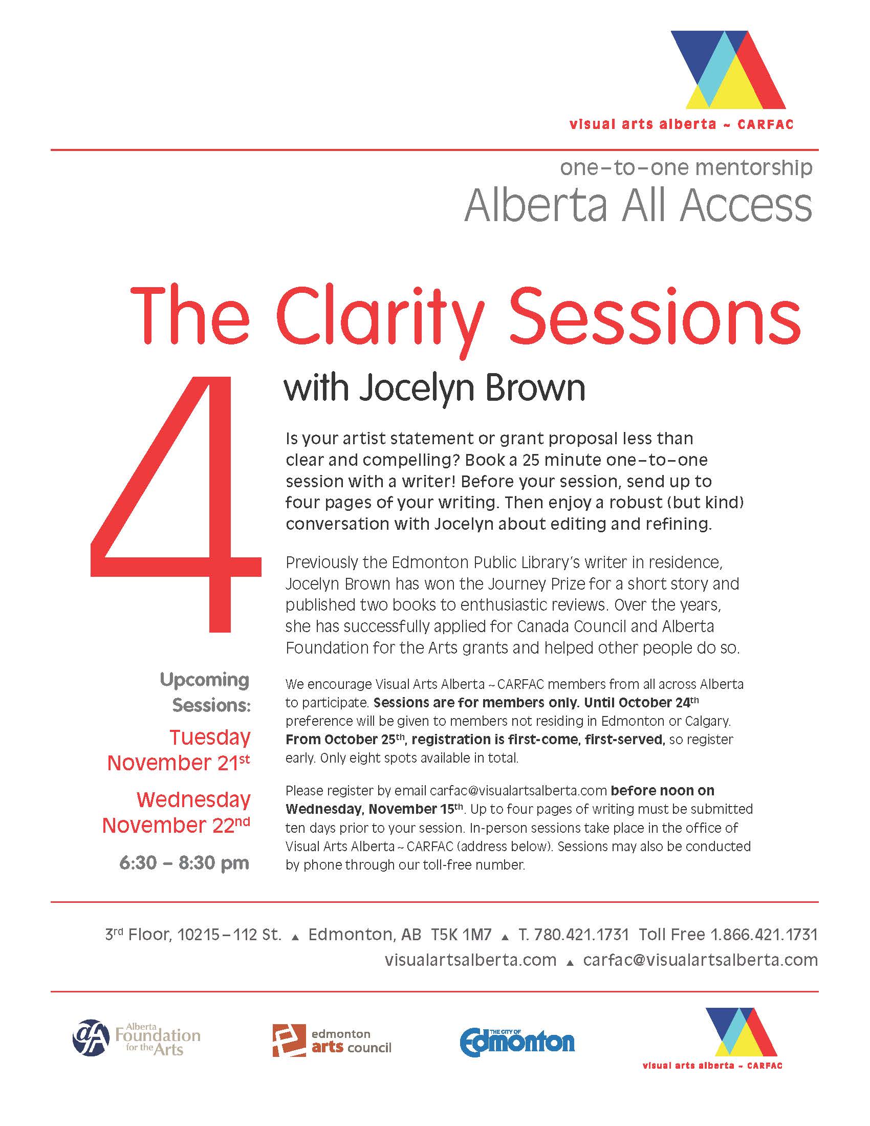 Image information - The Clarity Sessions 4 with Jocelyn Brown