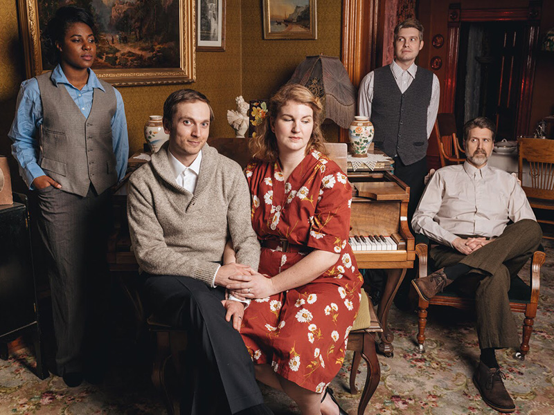 The cast of Torchlight Theatre's The Mousetrap