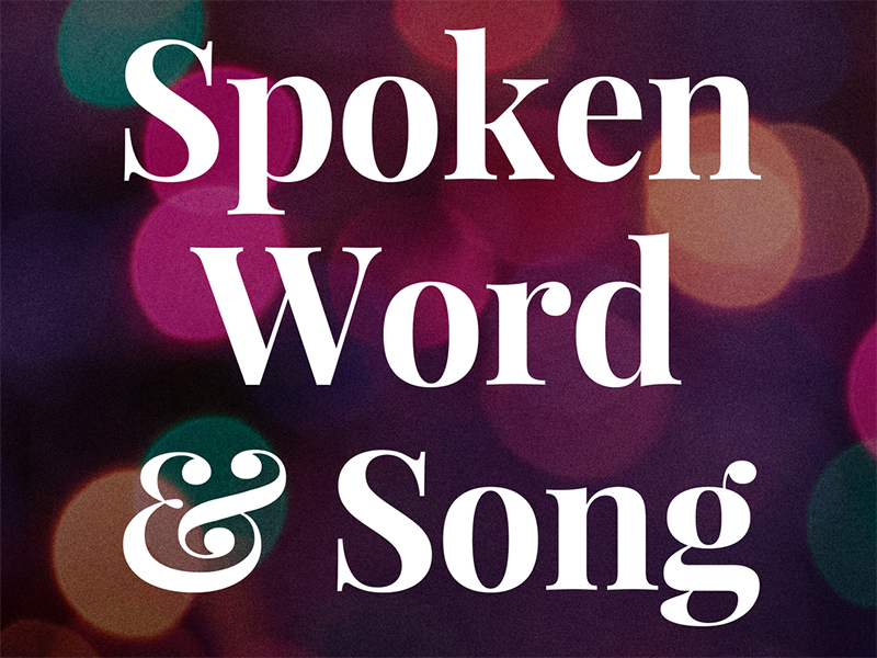 Poster for LimeLighter's Spoken Word & Song
