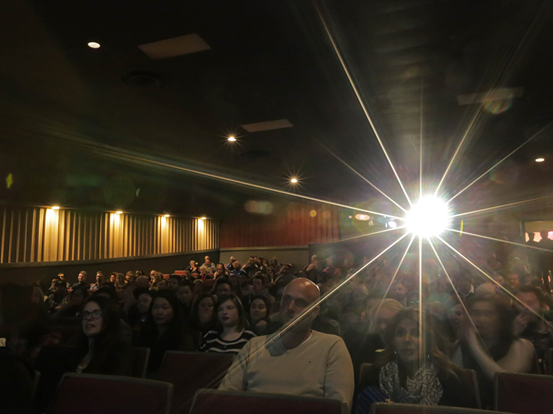 The audience at the Calgary Underground Film Festival