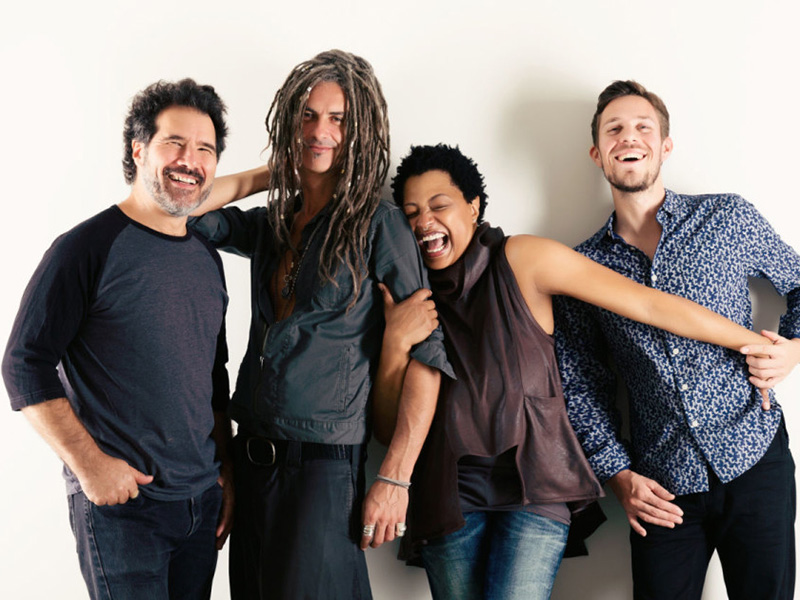 Photo of Ms. Lisa Fischer & Grand Baton laughing