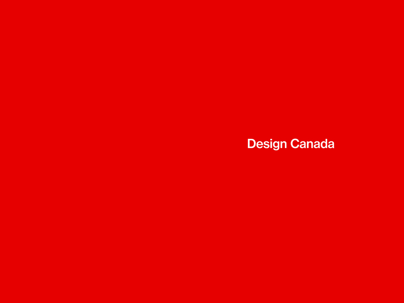 Design Canada Title Card