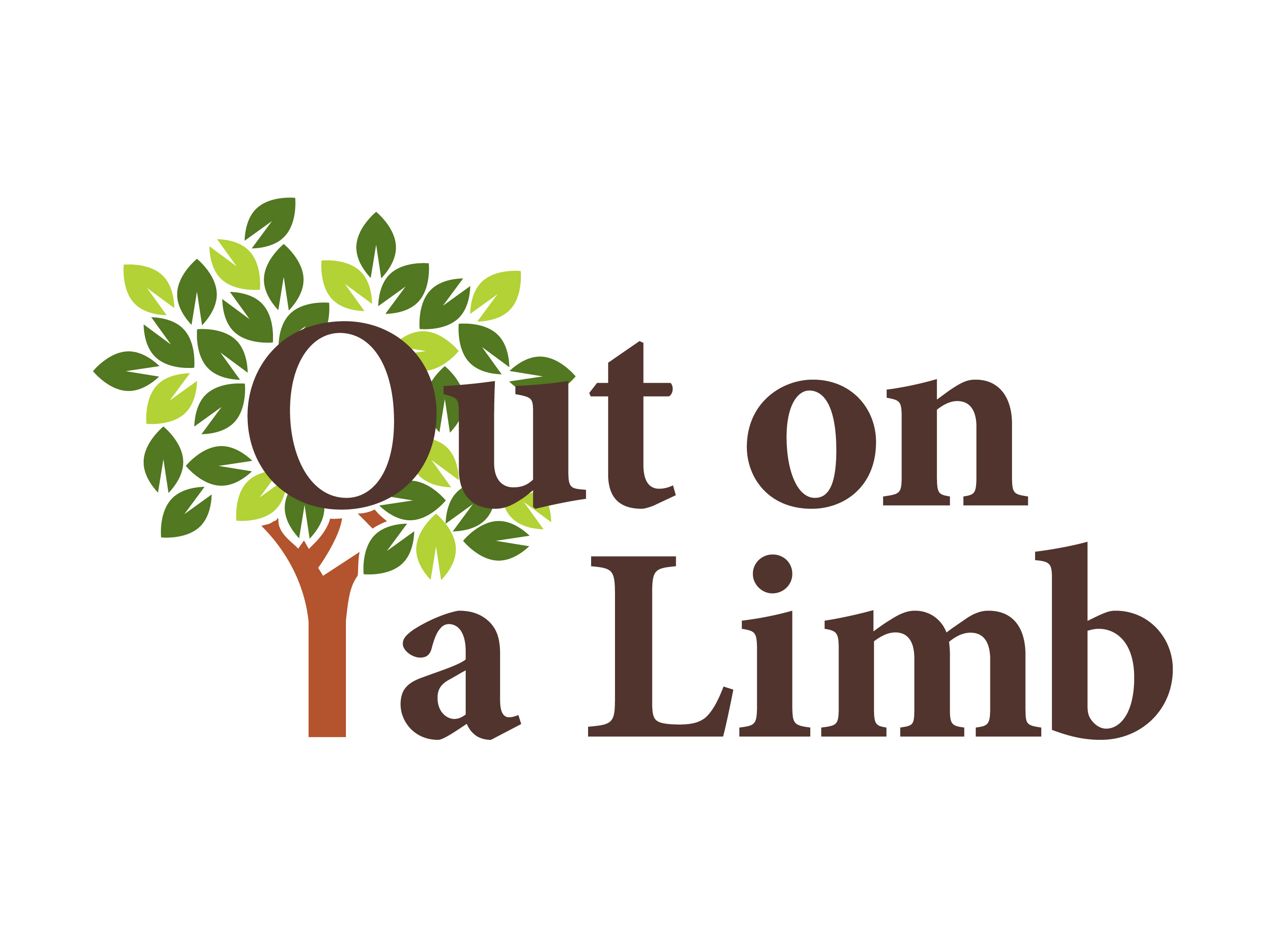 Image logo - Out on a Limb exhibition branding