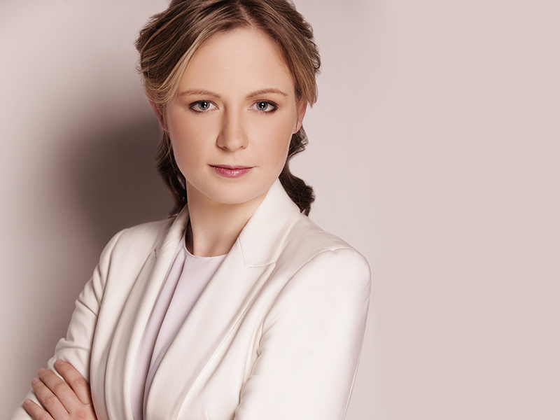 A promo photo of conductor Gemma New