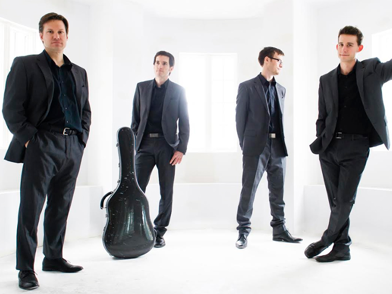 A promo photo of the Canadian Guitar Quartet