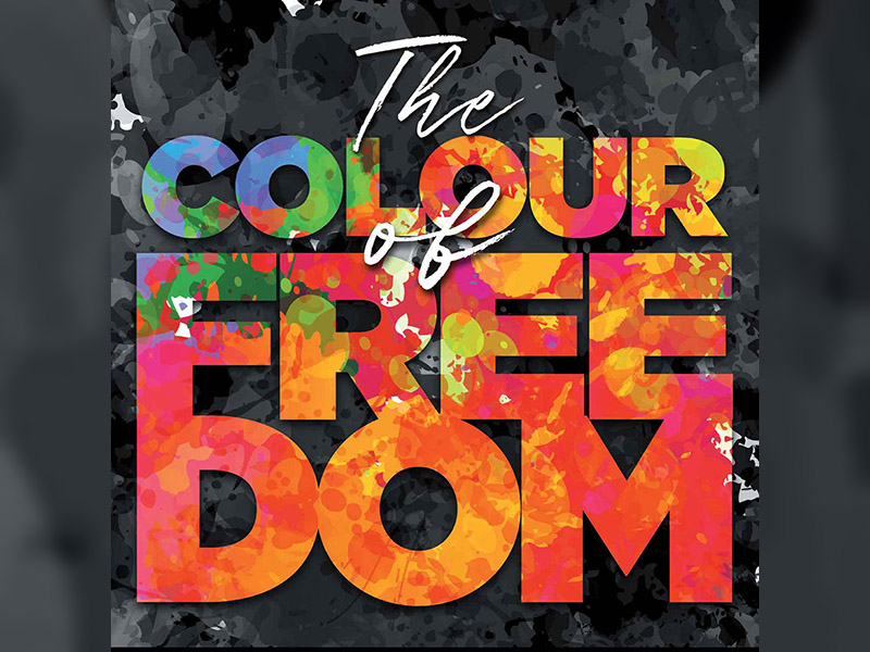 Poster for Spiritus Chamber Choir's The Colour of Freedom