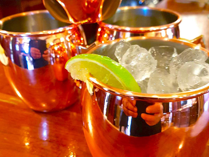 A photo of a Moscow Mule