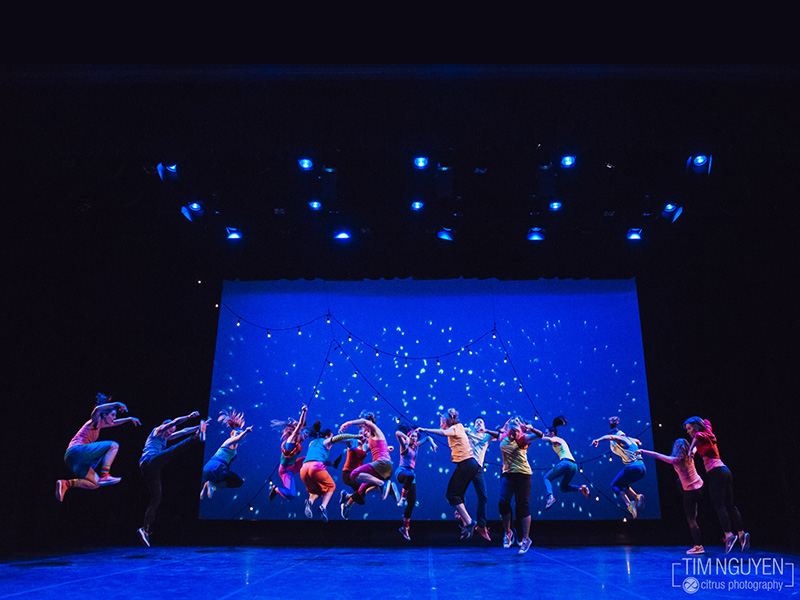 A photo from 2017's production of Dance Montage