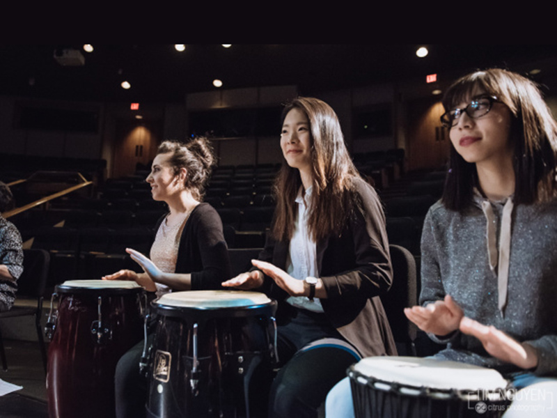 World Music Ensemble performing