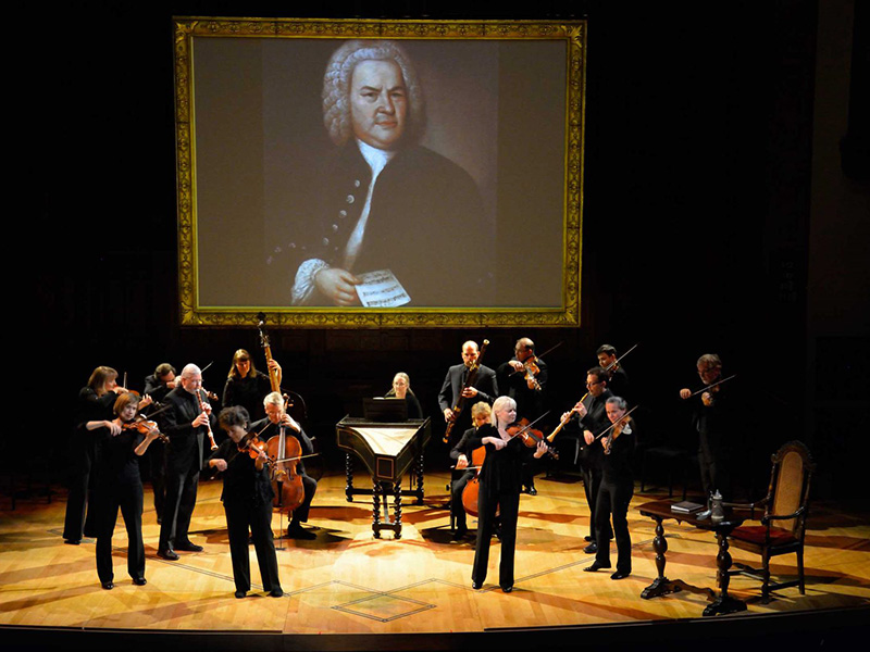 Tafelmusik Baroque Orchestra on stage with its performance of J.S. Bach: The Circle of Creation