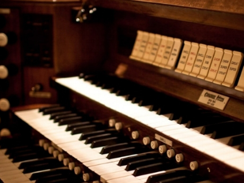 The Casavant pipe organ at the Cathedral Church of the Redeemer