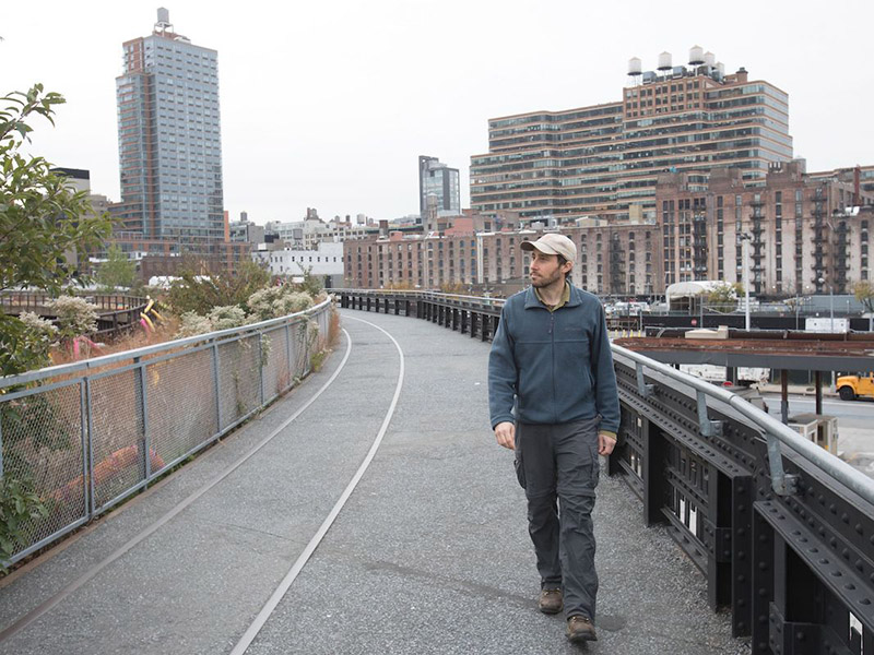 Matt Green in Hudson Yards Manhattan