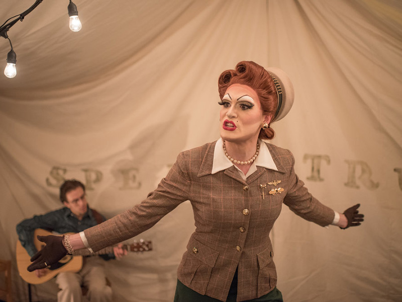 A photo of Pearle Harbour performing in Chautauqua