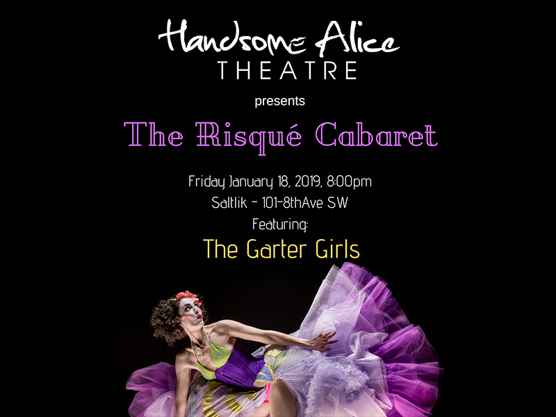 Poster for The Risqué Cabaret with Handsome Alice Theatre