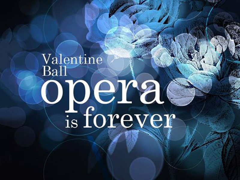 A promotional image for Calgary Opera's Valentine Ball