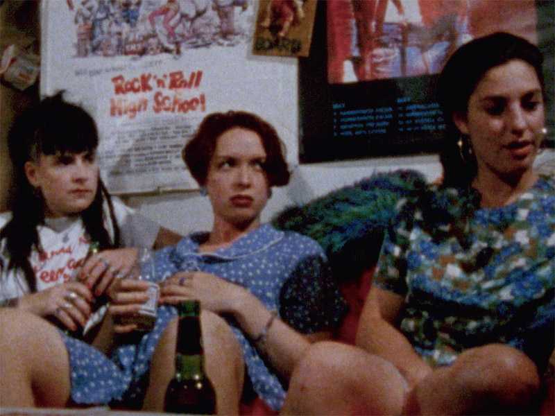 A still from Sarah Jacobson's DIY classic, Mary Jane’s Not a Virgin Anymore