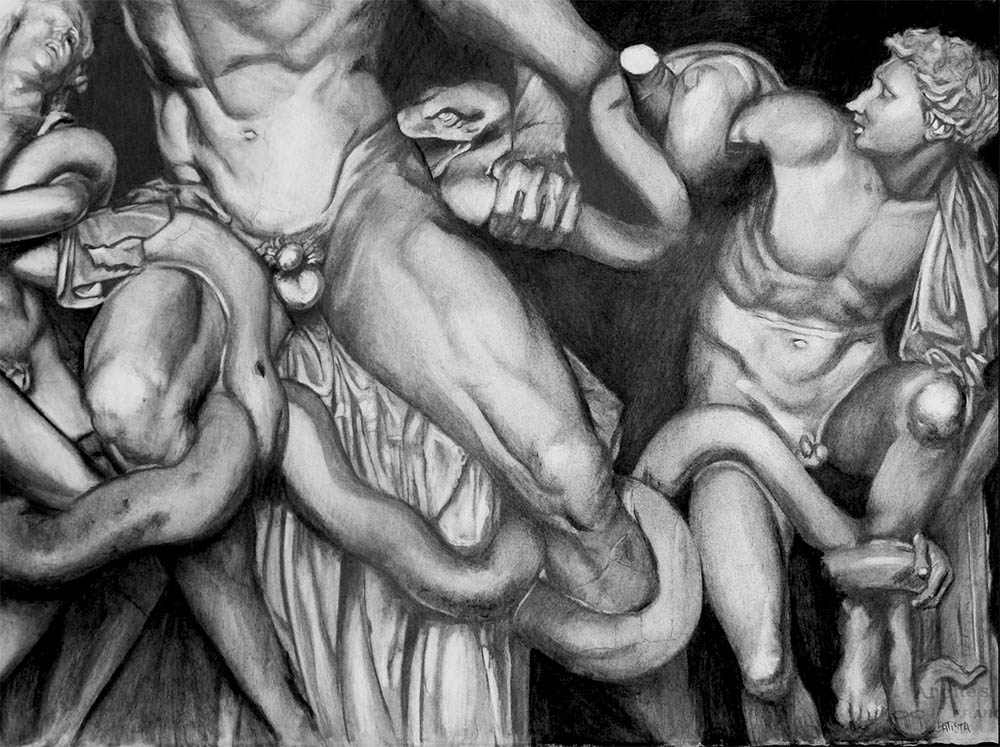 Artwork for Classical drawing in charcoal