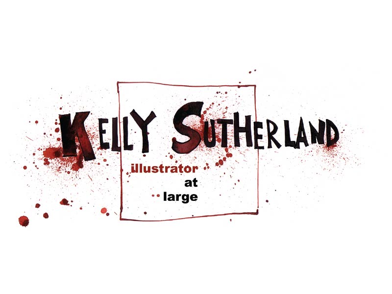 Kelly Sutherland Illustrator at large logo