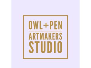 Owl + Pen Artmakers Studio logo