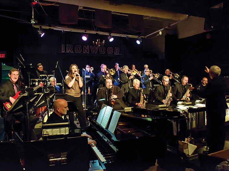A photo of the Prime Time Big Band performing