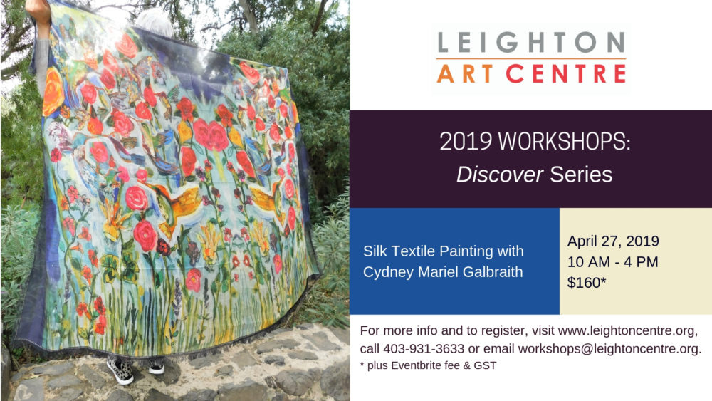 Info card - Silk Textile Painting - Leighton Art Centre