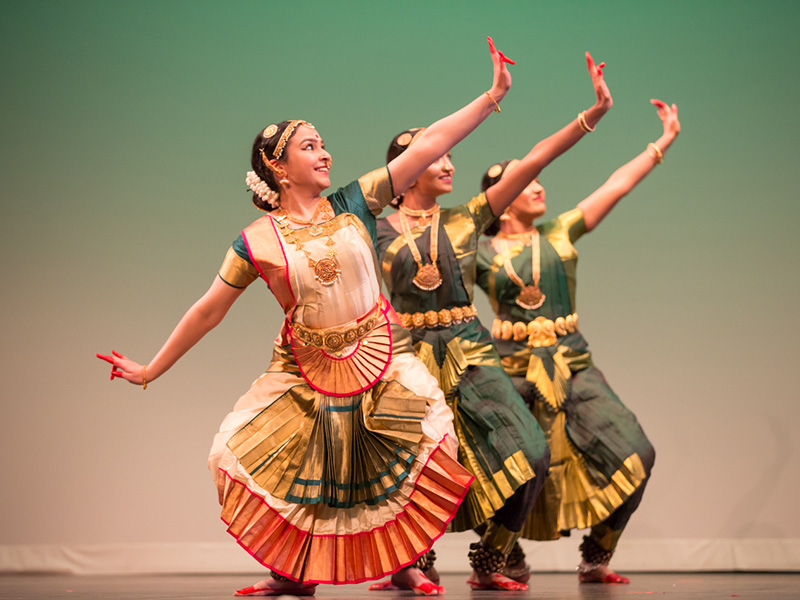 Dancers perform Indian classical dance during the annual Natyanjali Dance Festival of Canada