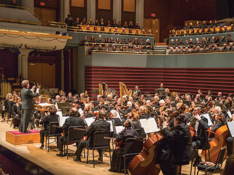 The Calgary Civic Symphony performing at the Jack Singer Concert Hall
