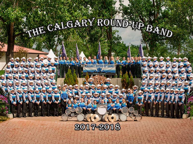 A photo of the Calgary Round-Up Band