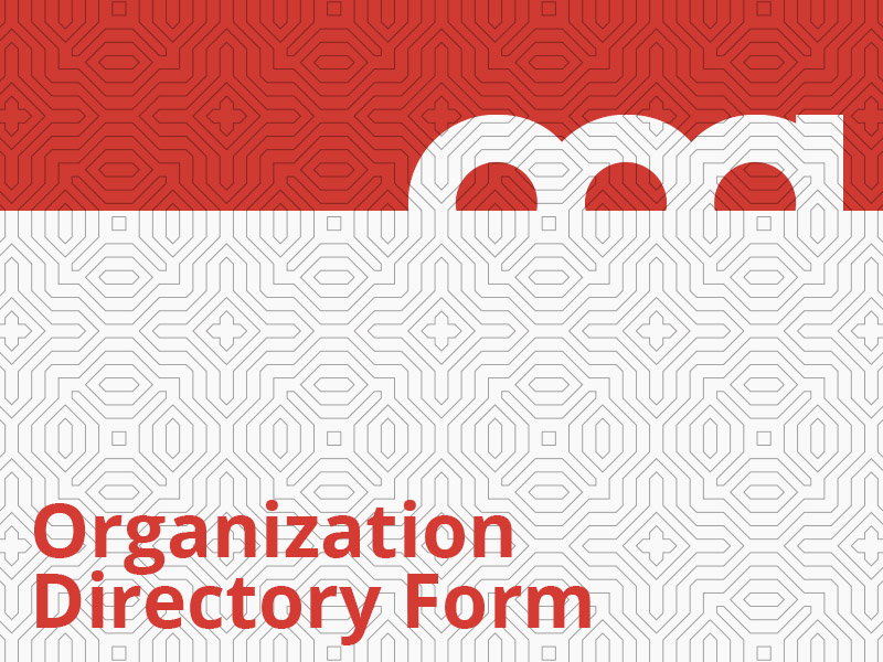 Organization Directory Form graphic