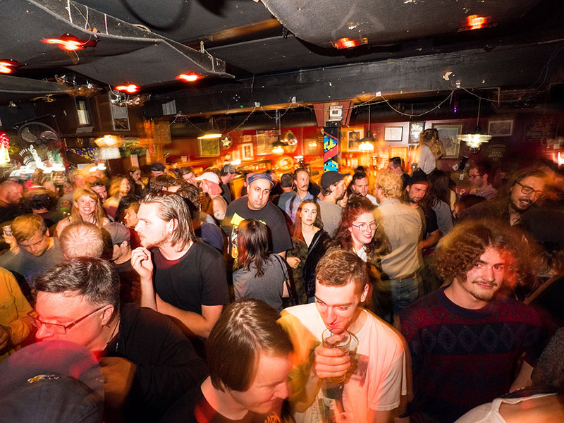 The audience at a Sled Island show