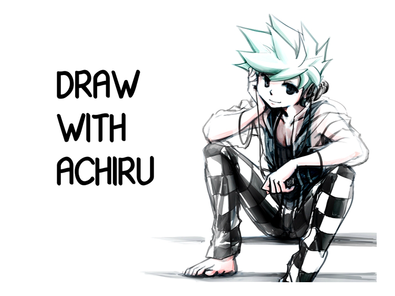 A graphic that says Draw with Achiru