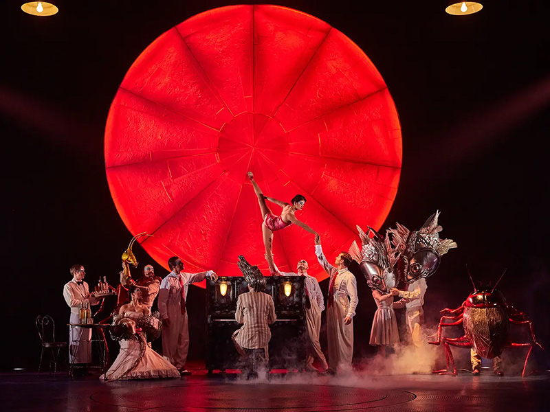 Performers embody the spirit of Adagio in Cirque du Soleil's Luzia