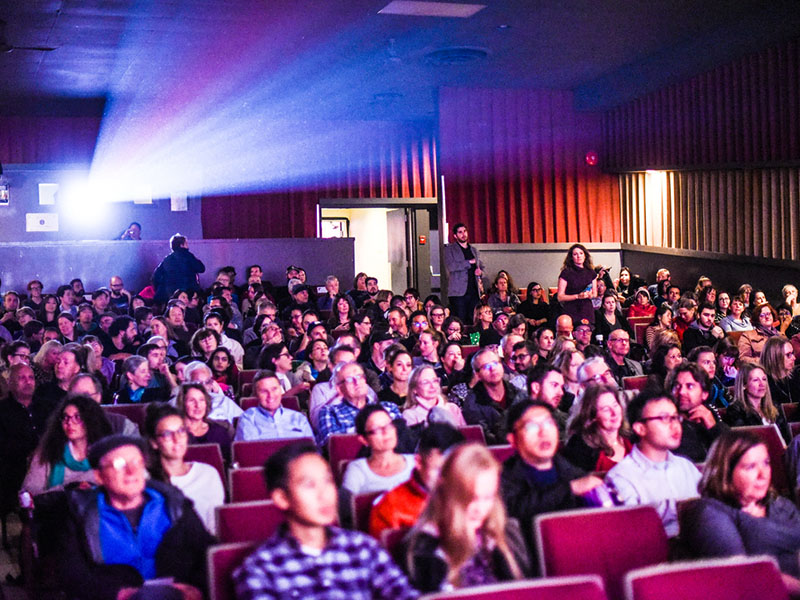 The audience at the Calgary International Film Festival