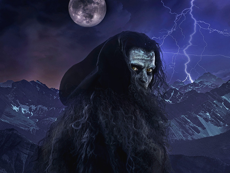 A photo of Frankenstein's monster