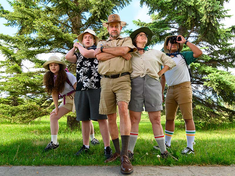 Cast members of Dirty Laundry goes to camp