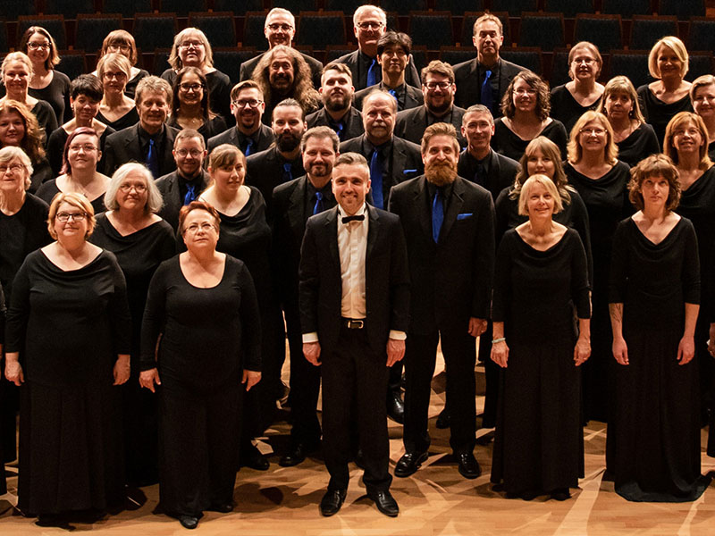A cropped photo of the members of Mount Royal Kantorei