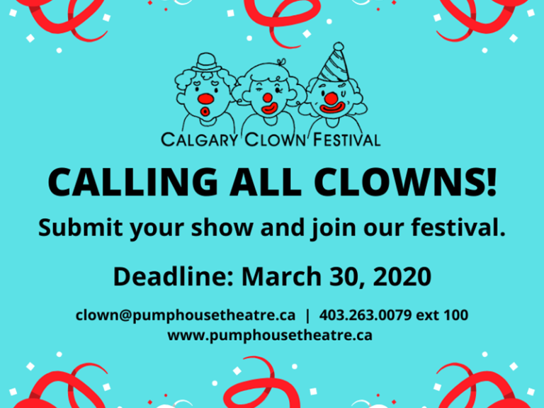 Submit your show and join our festival – Deadline: March 30, 2020