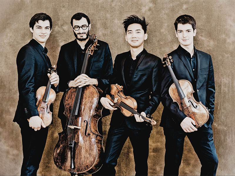 A promo photo of the Arod Quartet
