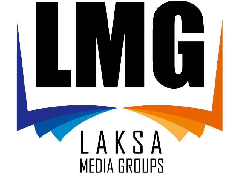 LMG LAKSA MEDIA GROUPS logo