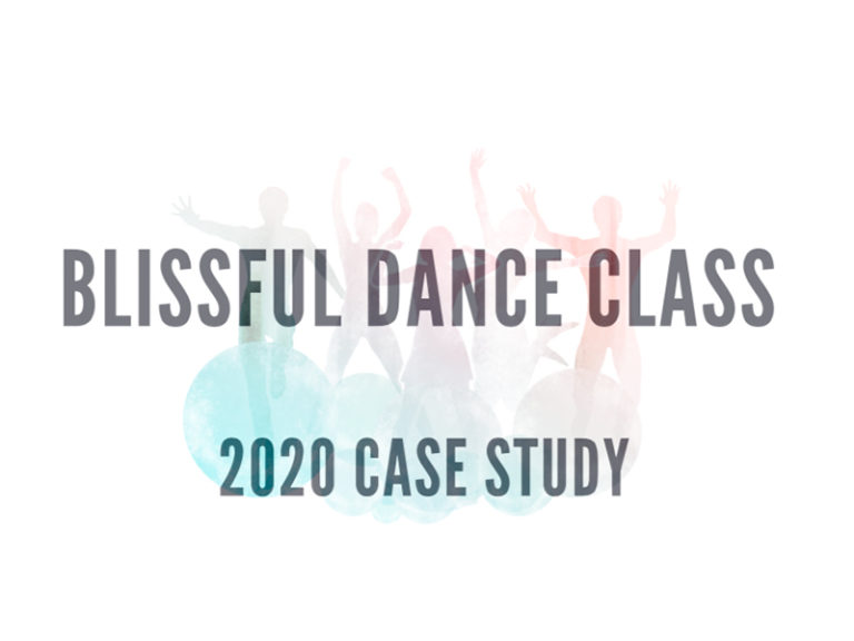 Blissful Dance Class 2020 Case Study graphi